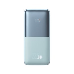 BIPOW PRO POWERBANK 10000MAH 22.5W + KABEL USB 3A 0.3M NIEBIESKI