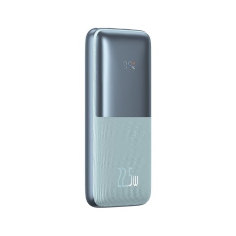 BIPOW PRO POWERBANK 10000MAH 22.5W + KABEL USB 3A 0.3M NIEBIESKI BIPOW PRO POWERBANK 10000MAH 22.5W + KABEL USB 3A 0.3M NIEBIESKI