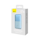 BIPOW PRO POWERBANK 10000MAH 22.5W + KABEL USB 3A 0.3M NIEBIESKI