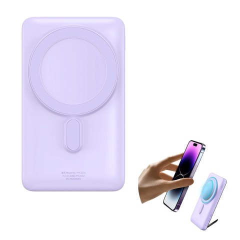FAST CHARGE POWER BANK 10000MAH 20W USB-C 50CM FIOLETOWY FAST CHARGE POWER BANK 10000MAH 20W USB-C 50CM FIOLETOWY