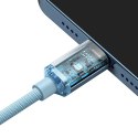 KABEL PRZEWÓD USB-C IPHONE LIGHTNING SZYBKIE ŁADOWANIE 20W 1.2M NIEBIESKI