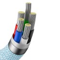 KABEL PRZEWÓD USB-C IPHONE LIGHTNING SZYBKIE ŁADOWANIE 20W 1.2M NIEBIESKI