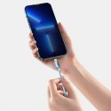 KABEL PRZEWÓD USB-C IPHONE LIGHTNING SZYBKIE ŁADOWANIE 20W 1.2M NIEBIESKI