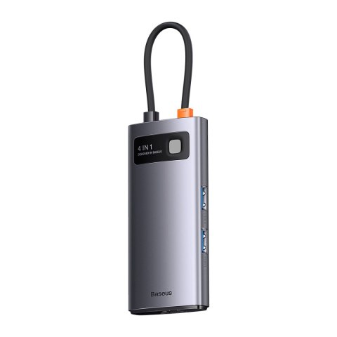 METAL GLEAM SERIES STACJA DOKUJĄCA HUB 4W1 USB-C 3XUSB 3.2 RJ45 METAL GLEAM SERIES STACJA DOKUJĄCA HUB 4W1 USB-C 3XUSB 3.2 RJ45