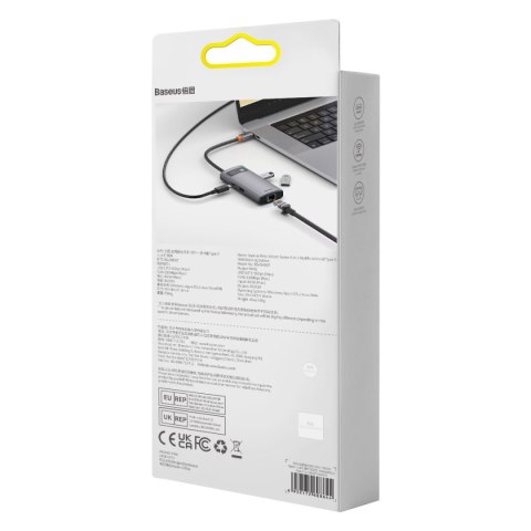 METAL GLEAM SERIES STACJA DOKUJĄCA HUB 4W1 USB-C 3XUSB 3.2 RJ45 METAL GLEAM SERIES STACJA DOKUJĄCA HUB 4W1 USB-C 3XUSB 3.2 RJ45