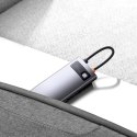METAL GLEAM SERIES STACJA DOKUJĄCA HUB 4W1 USB-C 3XUSB 3.2 RJ45