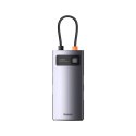 METAL GLEAM SERIES STACJA DOKUJĄCA HUB 4W1 USB-C 3XUSB 3.2 RJ45