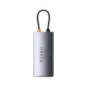 METAL GLEAM SERIES STACJA DOKUJĄCA HUB 4W1 USB-C 3XUSB 3.2 RJ45