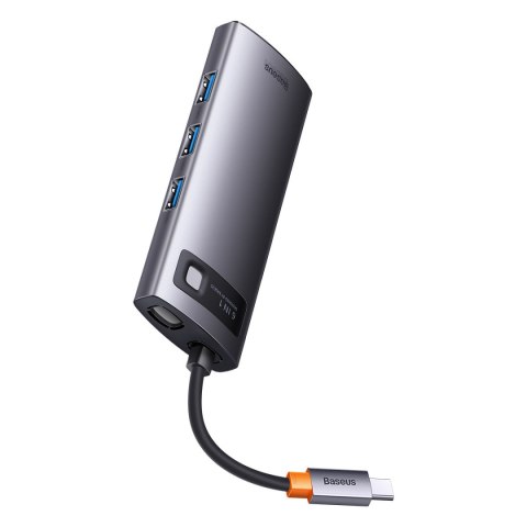 METAL GLEAM SERIES STACJA DOKUJĄCA HUB 6W1 USB-C HDMI 3XUSB 3.2 POWER DELIVERY VGA SZARY METAL GLEAM SERIES STACJA DOKUJĄCA HUB 6W1 USB-C HDMI 3XUSB 3.2 POWER DELIVERY VGA SZARY