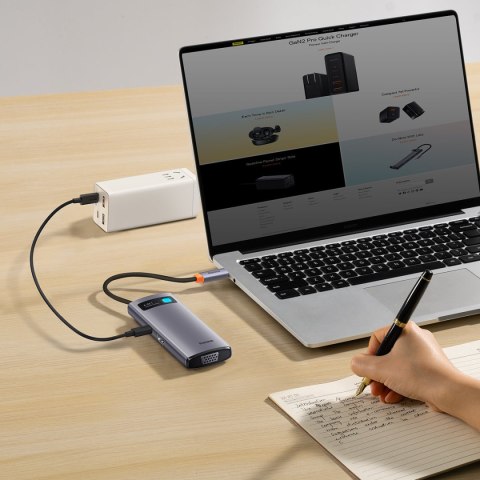 METAL GLEAM SERIES STACJA DOKUJĄCA HUB 6W1 USB-C HDMI 3XUSB 3.2 POWER DELIVERY VGA SZARY METAL GLEAM SERIES STACJA DOKUJĄCA HUB 6W1 USB-C HDMI 3XUSB 3.2 POWER DELIVERY VGA SZARY