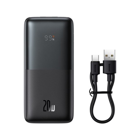 POWERBANK BIPOW PRO 10000MAH 20W Z KABLEM USB USB-C 3A 0.3M CZARNY POWERBANK BIPOW PRO 10000MAH 20W Z KABLEM USB USB-C 3A 0.3M CZARNY