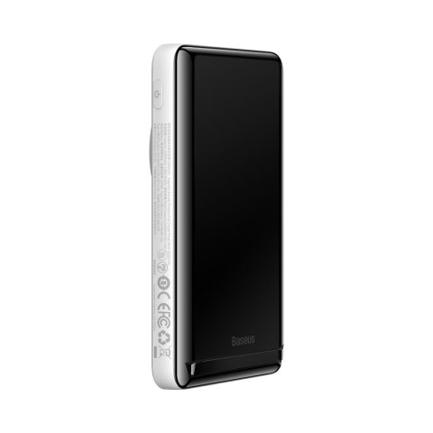 POWERBANK Z BEZPRZEWODOWYM ŁADOWANIEM MAGSAFE 10000MAH 20W KABEL USB-C 0.5M BIAŁY POWERBANK Z BEZPRZEWODOWYM ŁADOWANIEM MAGSAFE 10000MAH 20W KABEL USB-C 0.5M BIAŁY