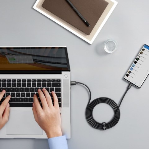SUPERIOR SERIES KABEL SUPERVOOC USB-A DO USB-C 65W 2M CZARNY SUPERIOR SERIES KABEL SUPERVOOC USB-A DO USB-C 65W 2M CZARNY