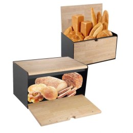 CHLEBAK POJEMNIK NA PIECZYWO DWUSTRONNY KLAUSBERG KB-7395 SZARY