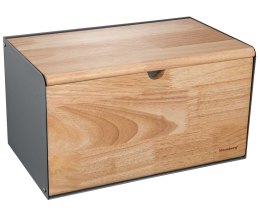 CHLEBAK POJEMNIK NA PIECZYWO DWUSTRONNY KLAUSBERG KB-7395 SZARY