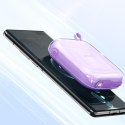POWERBANK 10000MAH JELLY SERIES 22.5W Z KABLEM USB-C FIOLETOWY
