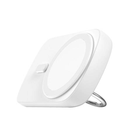 POWERBANK Z ŁADOWARKĄ INDUKCYJNĄ RING Z PODSTAWKĄ DO6000MAH 20W BIAŁY POWERBANK Z ŁADOWARKĄ INDUKCYJNĄ RING Z PODSTAWKĄ DO6000MAH 20W BIAŁY