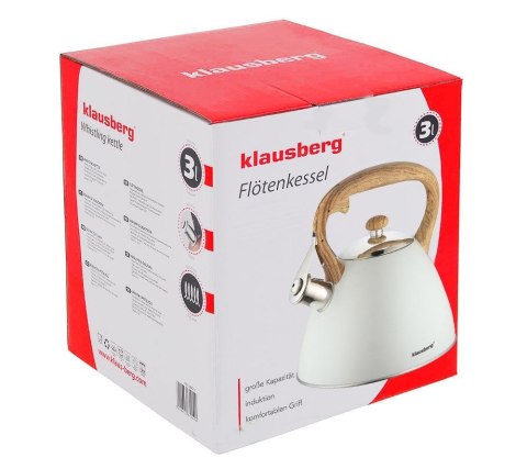 CZAJNIK Z GWIZDKIEM KLAUSBERG 3L KB-7264 CZAJNIK Z GWIZDKIEM KLAUSBERG 3L KB-7264