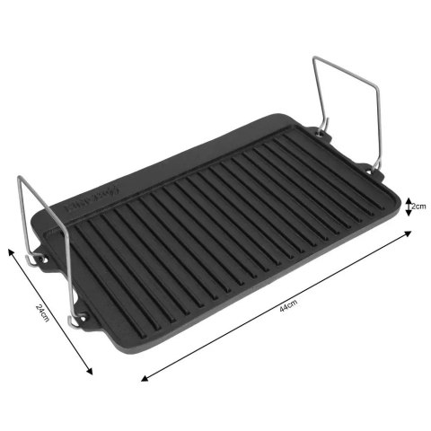 DWUSTRONNA PŁYTA GRILLOWA KINGHOFF KH-1262 DWUSTRONNA PŁYTA GRILLOWA KINGHOFF KH-1262
