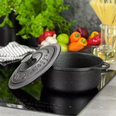 GARNEK ŻELIWNY 22CM 2,4L KINGHOFF KH-1523 GARNEK ŻELIWNY 22CM 2,4L KINGHOFF KH-1523