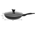 PATELNIA GRANITOWA 28CM Z POKRYWĄ KLAUSBERG KB-7041