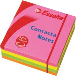 BLOCZKI SAMOPRZYLEPNE ESSELTE 75X75MM NEONOWE 320 KARTEK 83065