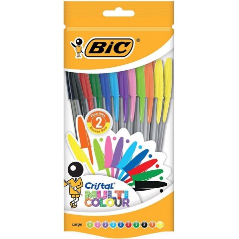 DŁUGOPIS BIC CRISTAL MULTI COLOR MIX (OP 20 SZT.) 942049 DŁUGOPIS BIC CRISTAL MULTI COLOR MIX (OP 20 SZT.) 942049