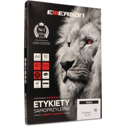 ETYKIETY A4 BIAŁE (100ARK) 70X50.8MM NR.021 EMERSON ETA4070X508