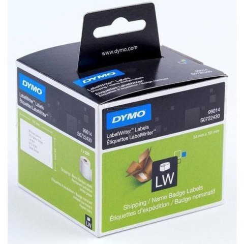 IDENTYFIKATOR TRANSPORTOWY 101X54 99014 ETYKIETA BIAŁA DYMO S0722430