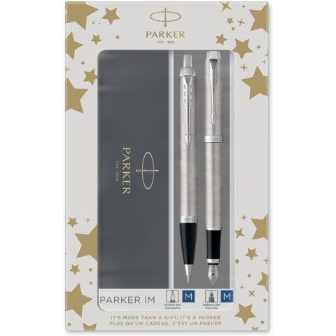 KOMPLET IM DUO SREBRNY CT PIÓRO WIECZNE + DŁUGOPIS PARKER 2183058 KOMPLET IM DUO SREBRNY CT PIÓRO WIECZNE + DŁUGOPIS PARKER 2183058