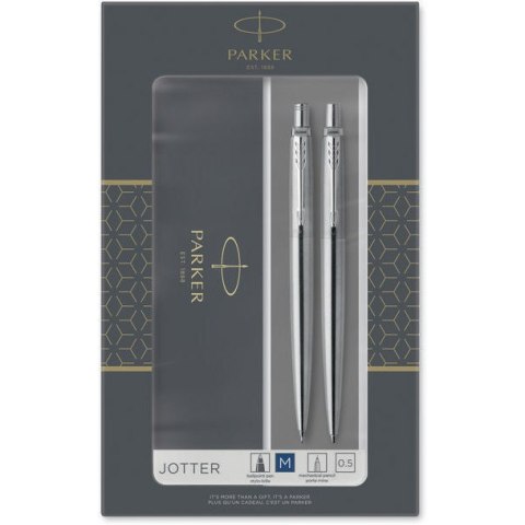 KOMPLET OŁÓWEK + DŁUGOPIS JOTTER STAINLESS STEEL CT PARKER 2093256 KOMPLET OŁÓWEK + DŁUGOPIS JOTTER STAINLESS STEEL CT PARKER 2093256