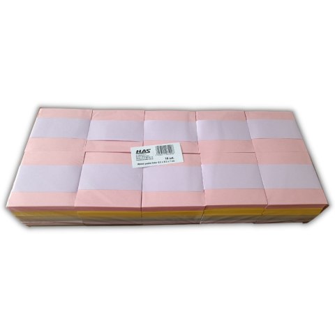 KOSTKA NIEKLEJONA KOLOROWA 8X8X7CM (10SZTUK) HAS KOSTKA NIEKLEJONA KOLOROWA 8X8X7CM (10SZTUK) HAS