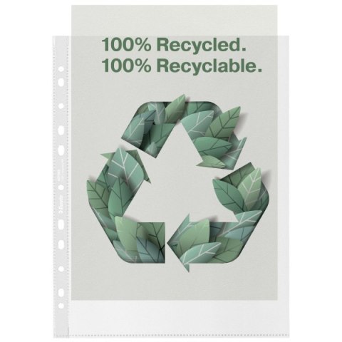 KOSZULKA GROSZKOWA RECYCLED PREMIUM PP 100 MIC. OPAKOWANIE 100 SZTUK A4 MAXI 627503 ESSELTE KOSZULKA GROSZKOWA RECYCLED PREMIUM PP 100 MIC. OPAKOWANIE 100 SZTUK A4 MAXI 627503 ESSELTE