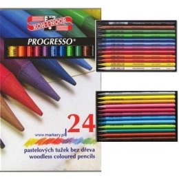 KREDKI PROGRESSO 24 KOLORY 8758 KOH-I-NOOR