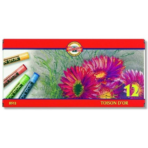 KREDKI PASTELE SUCHE 12 KOL. 8512 KOH-I-NOOR KREDKI PASTELE SUCHE 12 KOL. 8512 KOH-I-NOOR