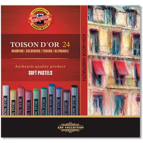 KREDKI PASTELE SUCHE 24KOL 8514 KOH-I-NOOR KREDKI PASTELE SUCHE 24KOL 8514 KOH-I-NOOR