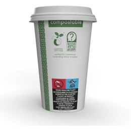KUBKI PAPIEROWE GREEN LEAF 450ML 50 SZT. 16OZ 100% BIODEGRADOWALNE LV-16-GR VEGWARE