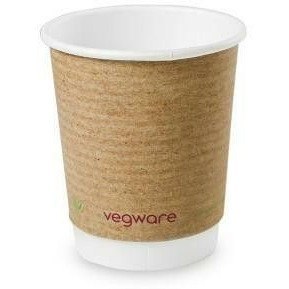 KUBKI PAPIEROWE DWUWARSTWOWE 250ML (25SZT.) . 8OZ 100% BIODEGRADOWALNE VDW-8-GR VEGWARE KUBKI PAPIEROWE DWUWARSTWOWE 250ML (25SZT.) . 8OZ 100% BIODEGRADOWALNE VDW-8-GR VEGWARE