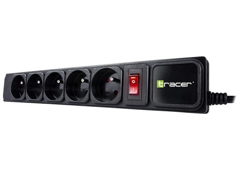 LISTWA ZASILAJĄCA POWERGEAR 5M BLACK (5 GNIAZD) TRALIS47138 TRACER LISTWA ZASILAJĄCA POWERGEAR 5M BLACK (5 GNIAZD) TRALIS47138 TRACER