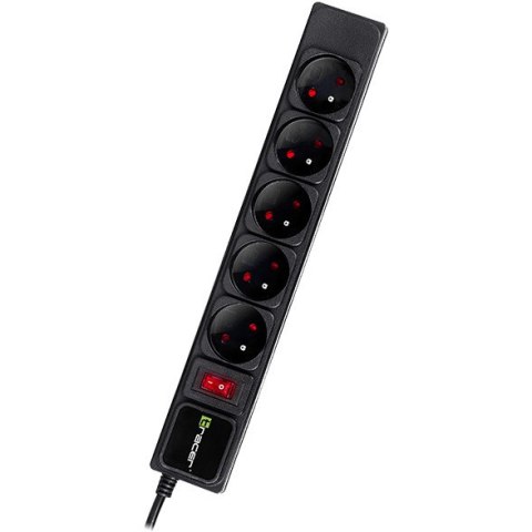 LISTWA ZASILAJĄCA CZARNA TRACER POWERGEAR 5G/3M TRALIS46844 LISTWA ZASILAJĄCA CZARNA TRACER POWERGEAR 5G/3M TRALIS46844