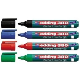 MARKER FLIPCHART OKRĄGŁY 1.5-3MM - KOMPLET 4SZT EDDING 380/4S