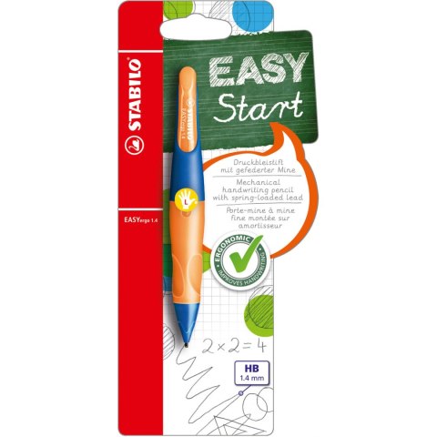 OŁÓWEK STABILO EASYSTART 1,4MM DLA LEWORĘCZNYCH BLISTER B-46893-3