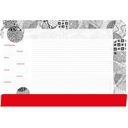 PODKŁAD NA BIURKO B3-NOTES BLACK SP-B3-04