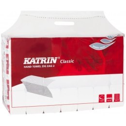 RĘCZNIK ZZ V-FOLD KATRIN BIAŁY CLASSIC 561665/35298(20X200SZT) FOLIA