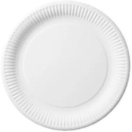 TALERZYK PAPIEROWY ŚREDNICA 23CM BIAŁY (100SZTUK) 7500023/7500123