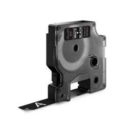 TAŚMA BIAŁY NADRUK NA CZARNYM 12MM X 7M DYMO S0720610