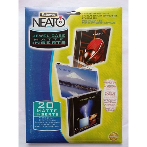 WKŁADY MATOWY DO PUDEŁEK CD NADRUK (20SZT.) 99966 FELLOWES WKŁADY MATOWY DO PUDEŁEK CD NADRUK (20SZT.) 99966 FELLOWES