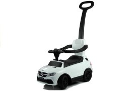 JEŹDZIK MERCEDES PCHACZ 3W1 BARIERKI BIAŁY 3288