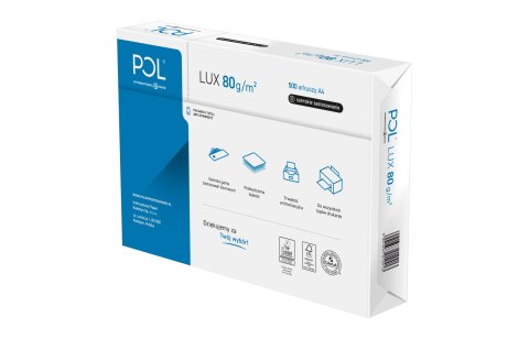 PAPIER KSERO A4 80G POLLUX (5RYZ) KLASA BIAŁOŚCI B 161 PAPIER KSERO A4 80G POLLUX (5RYZ) KLASA BIAŁOŚCI B 161