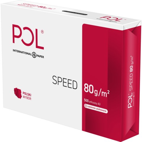 PAPIER KSERO POLSPEED A3 80G KLASA C CIE 153